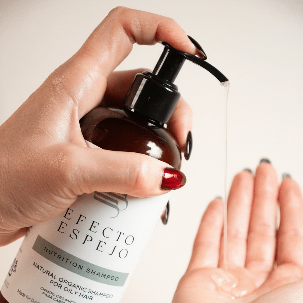 Nutritive_Shampoo_for_Oily_Dark_Hair_Hand