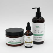 Efecto Espejo Nutritive Shampoo, Nutritive Mask, and Argan Hair Serum three-step hair care system