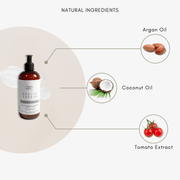 Efecto Espejo Nutritive Shampoo with tomato extract, argan oil, and panthenol